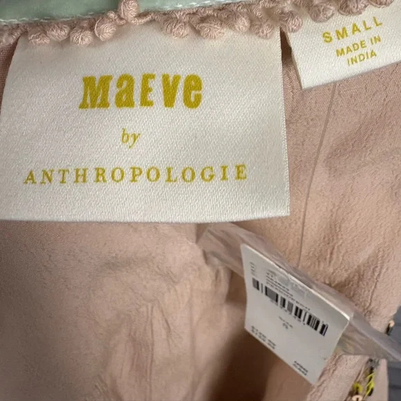 NWT Anthropologie Kristie Sequined Peasant Blouse size S - Picture 9 of 9